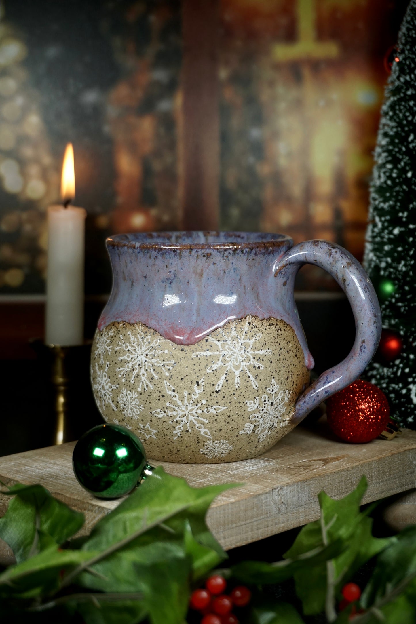 Amethyst Snowflake 3 16oz