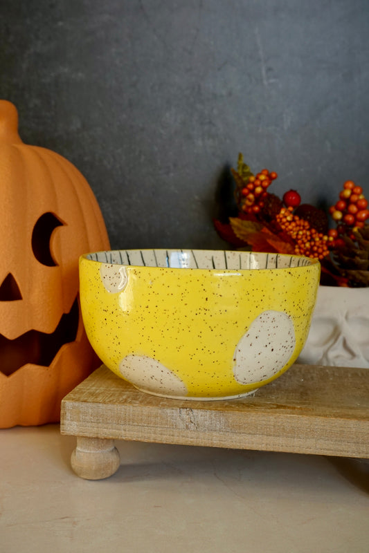 Yellow Mushroom cereal Bowl