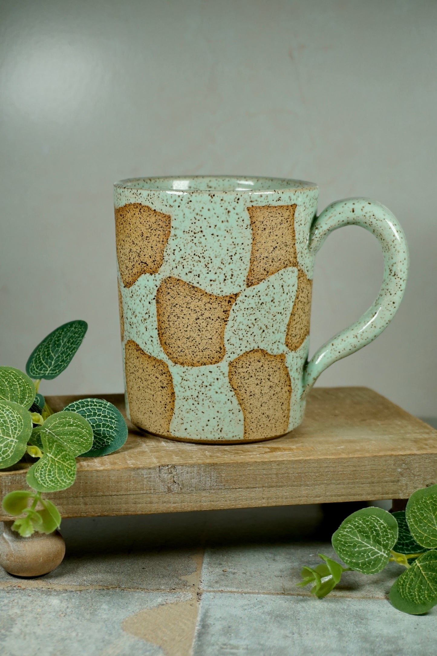 Mint Checkered 13oz