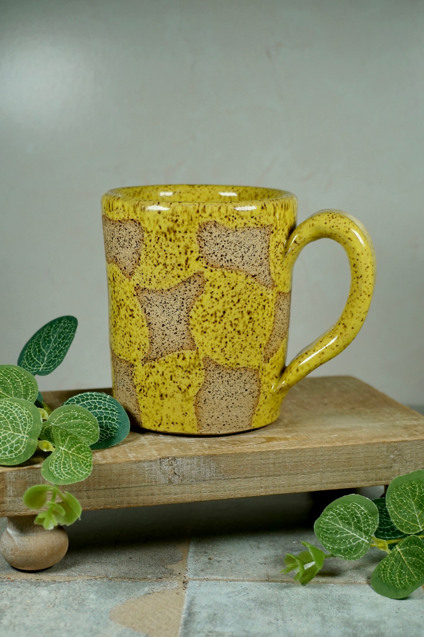 Yellow Checkered 10oz