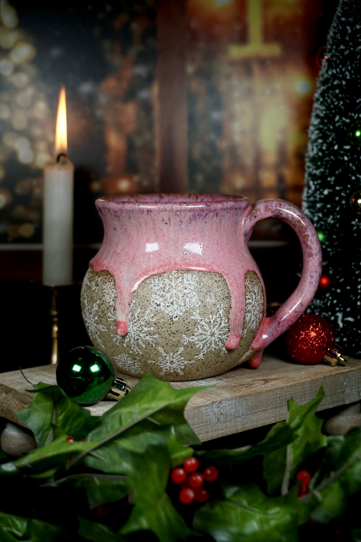 Pink Lemonade Snowflake 3 17oz