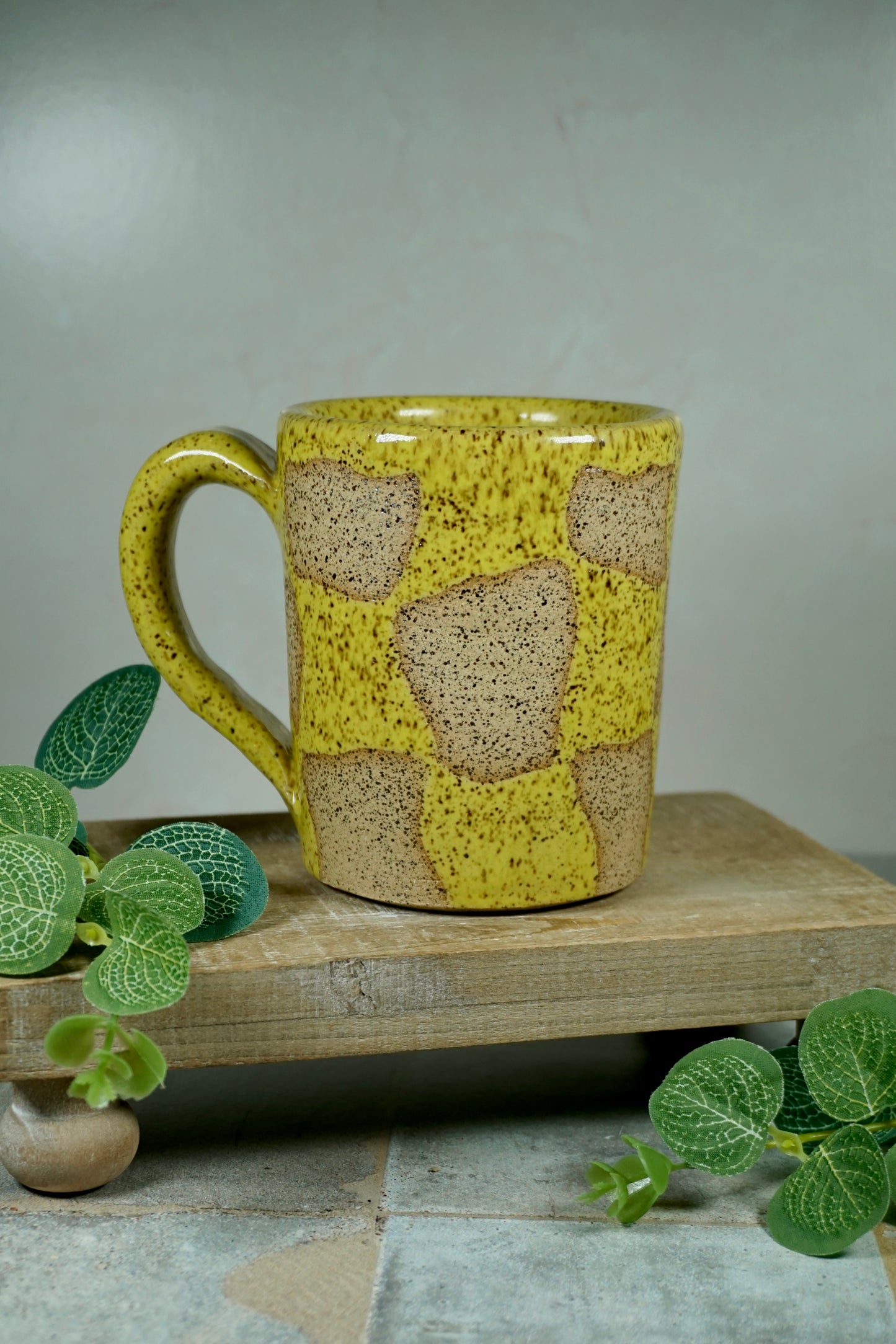 Yellow Checkered 10oz
