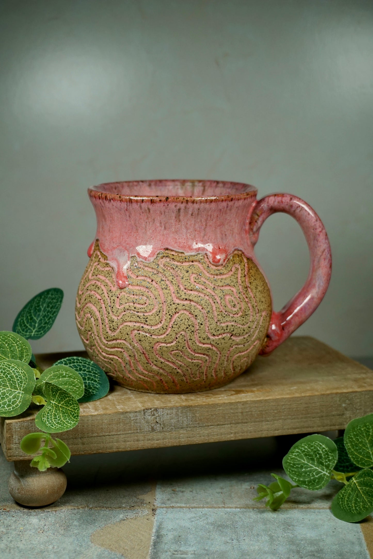 Pink Topo 15oz