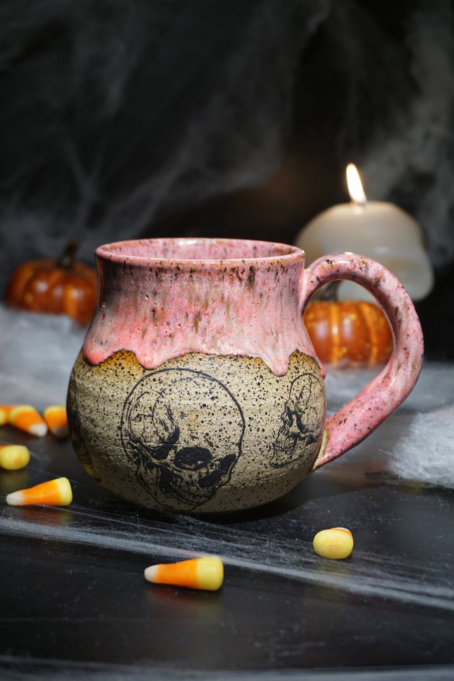 Pink Lemonade Skull 16oz