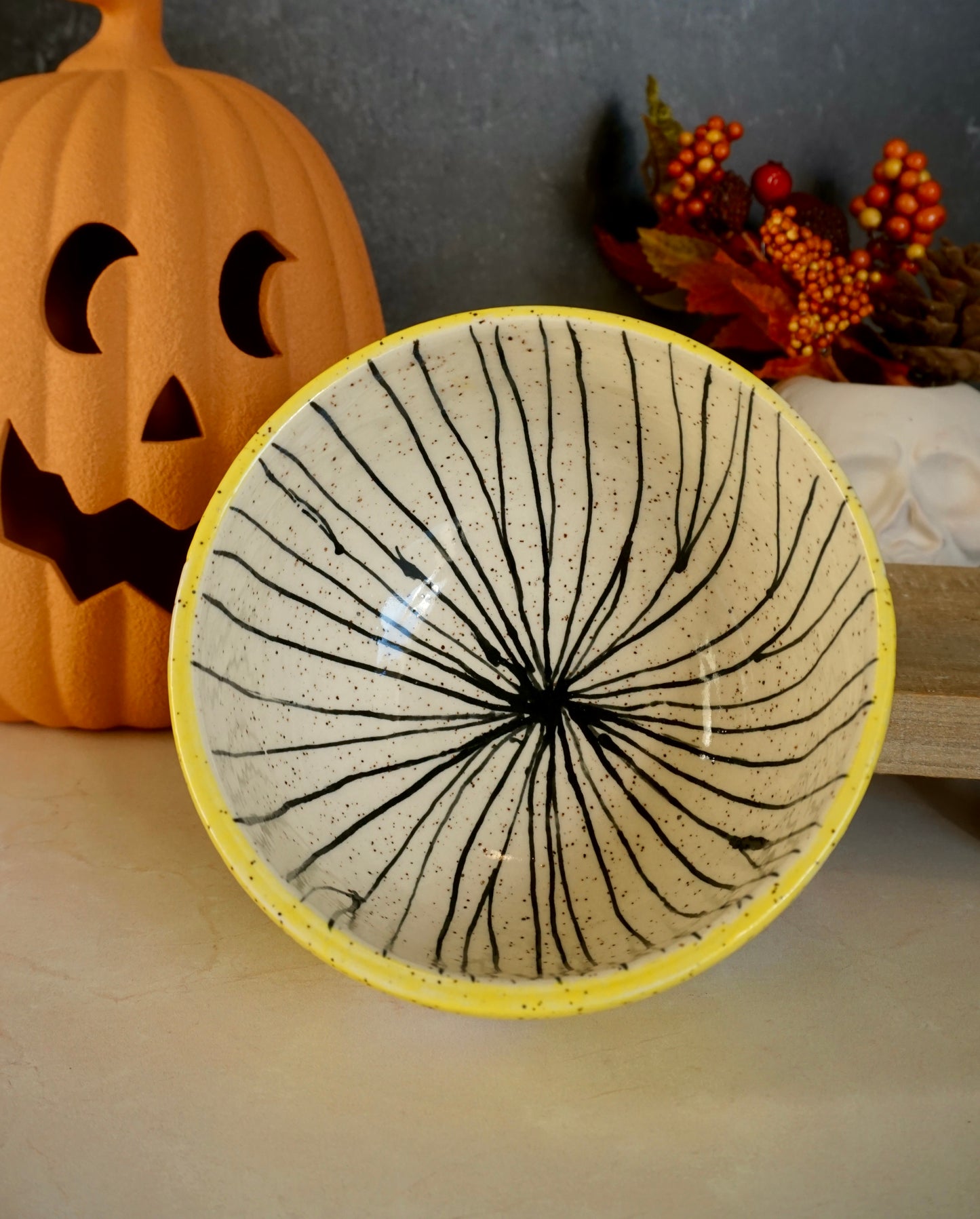 Yellow Mushroom cereal Bowl