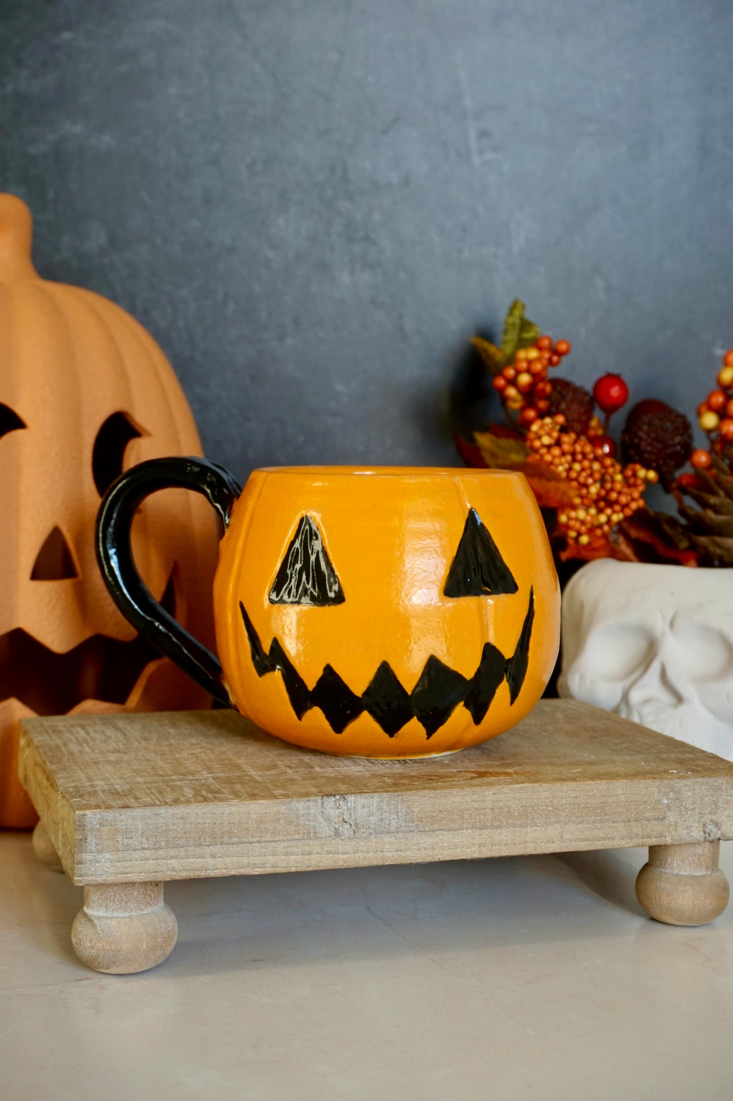 Orange Jack-o-Lantern 14oz