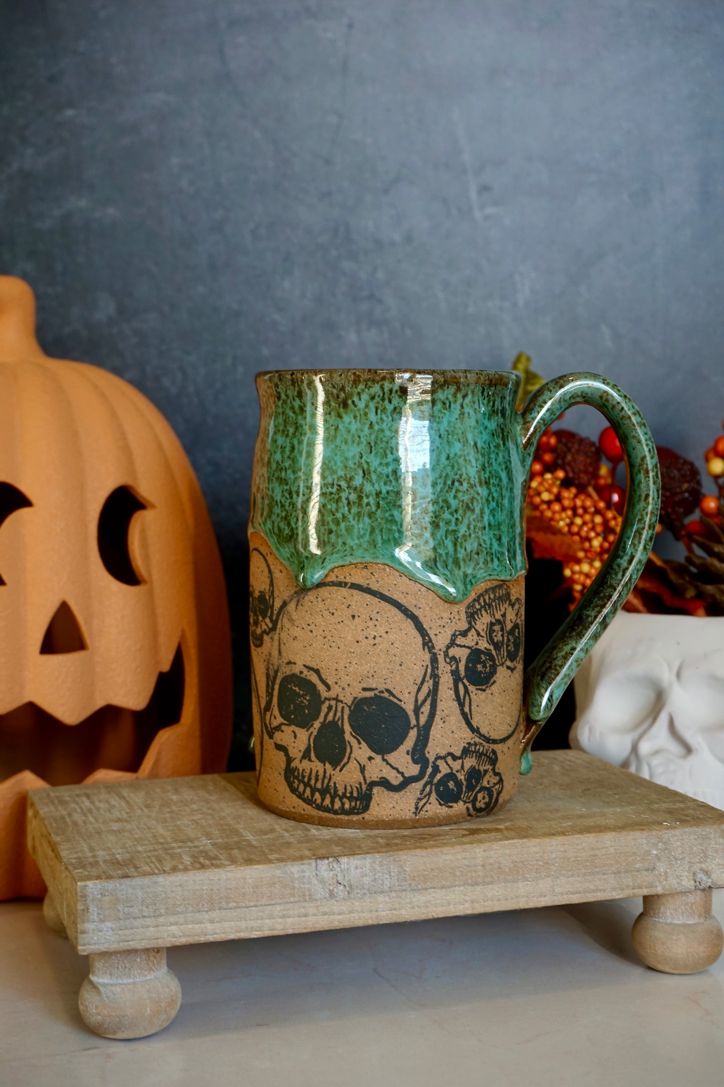Serpent Skull Stein 16oz