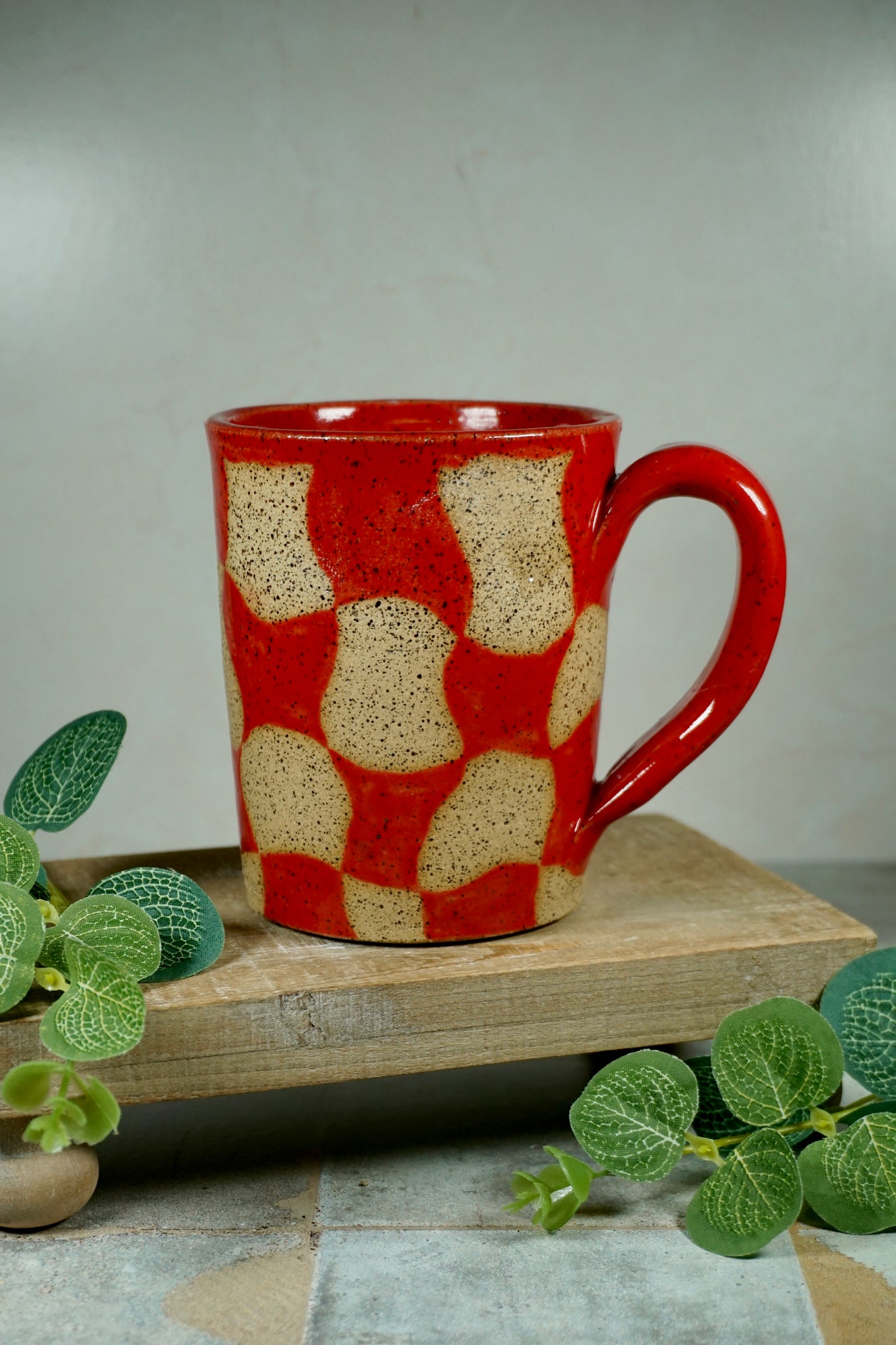 Red Checkered 14oz