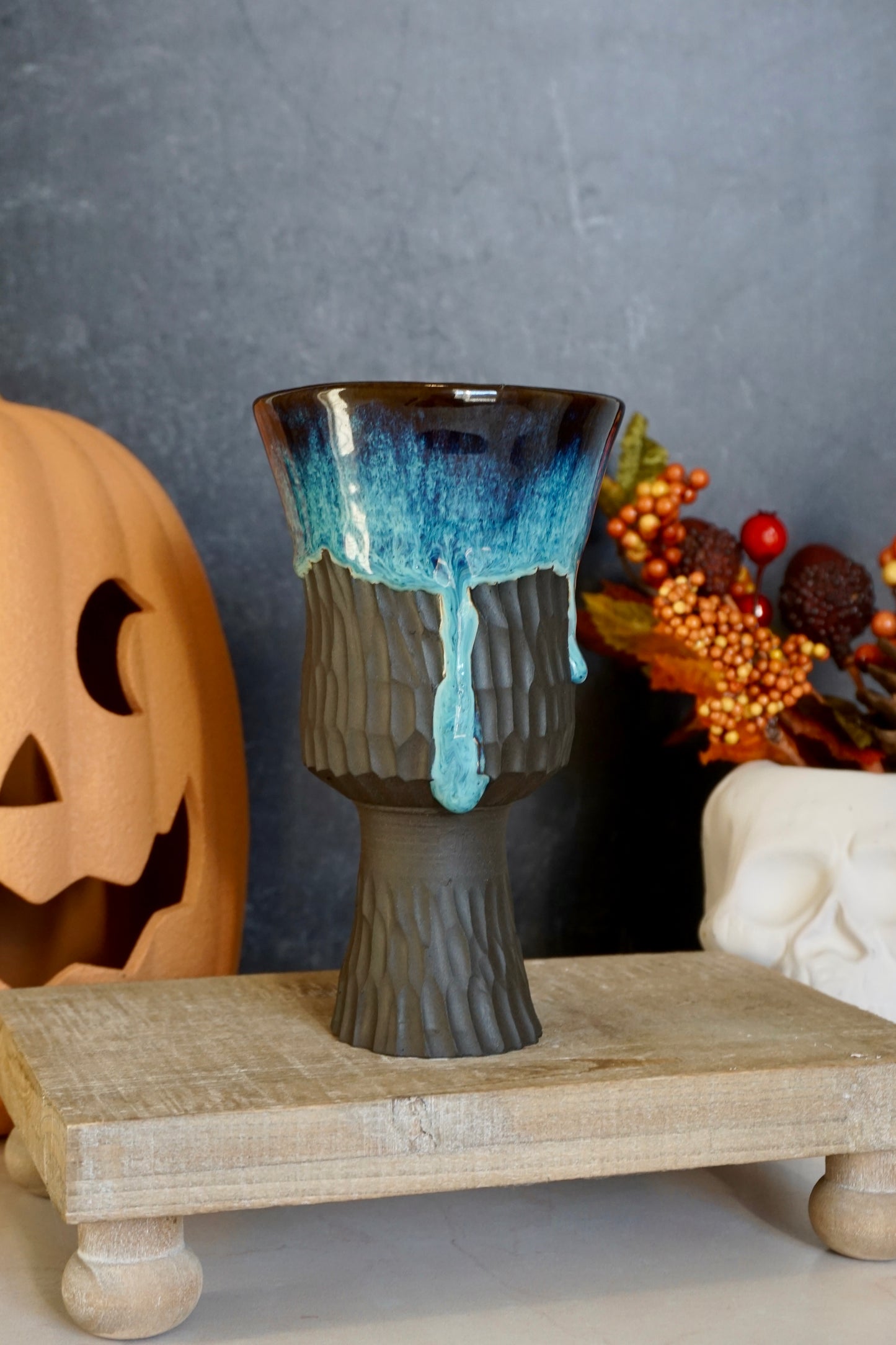 Electric Blue Chalice 7oz