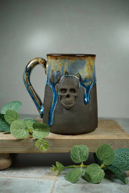 Lapis Skull Stein 12oz