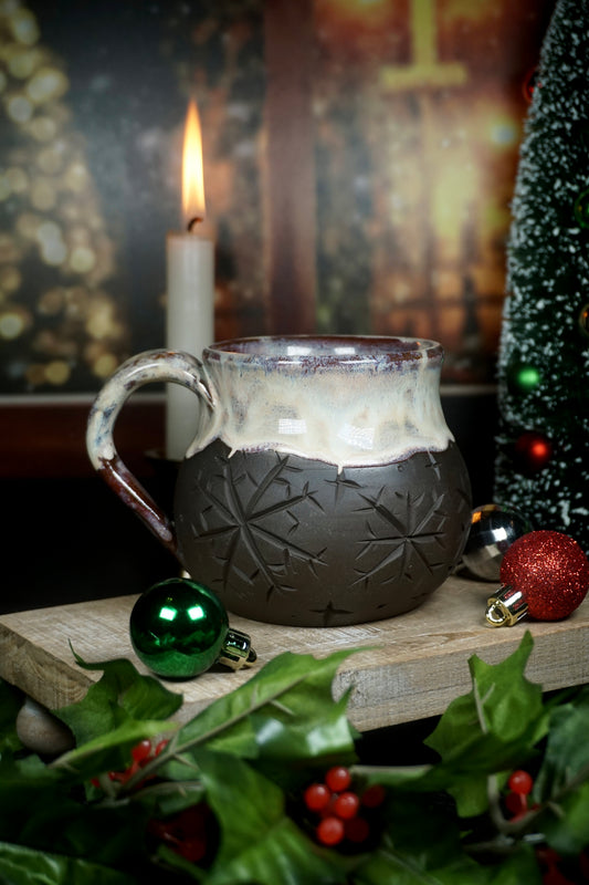 Blossom Carved Snowflake 16oz
