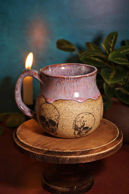 Amethyst Skull 19oz