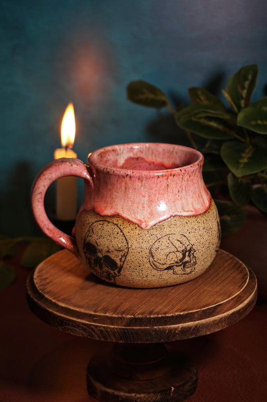 Pink Lemonade Skull 17oz