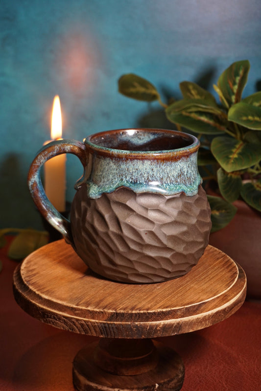 DISCOUNTED Aquamarine Carved 17oz