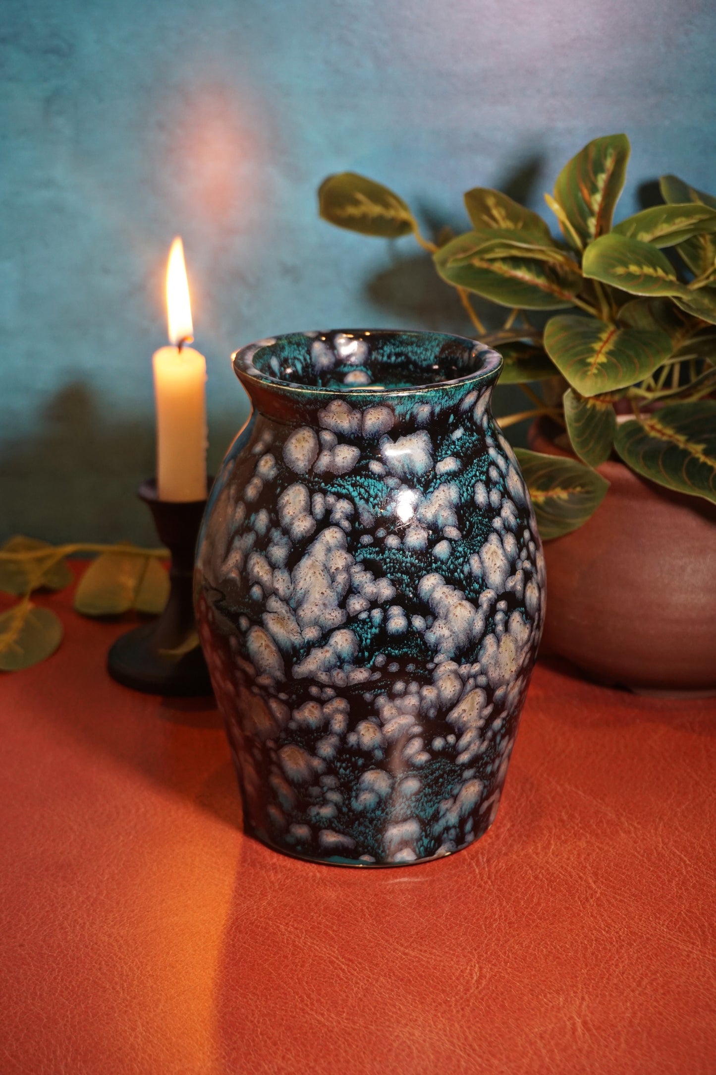 Starry Night Vase 7” Tall